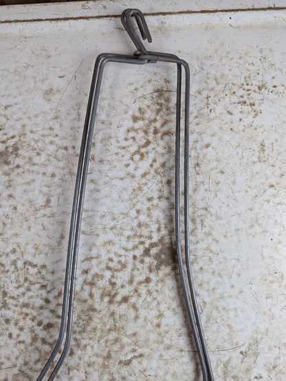 Pair of Vintage Wire Sock Stretchers with Hook - view 2