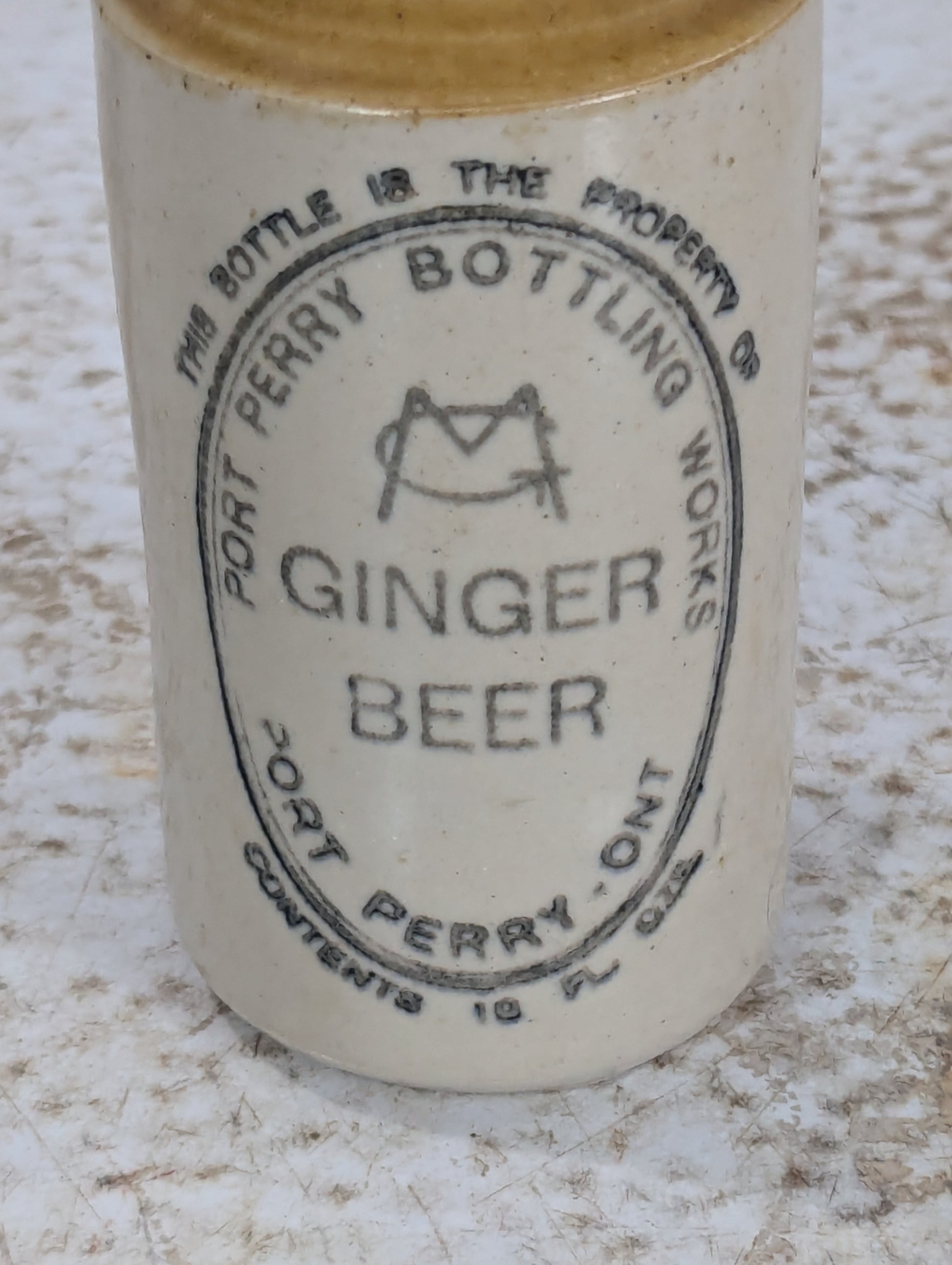 Port Perry Bottling Works Ginger Beer Crock - view 2