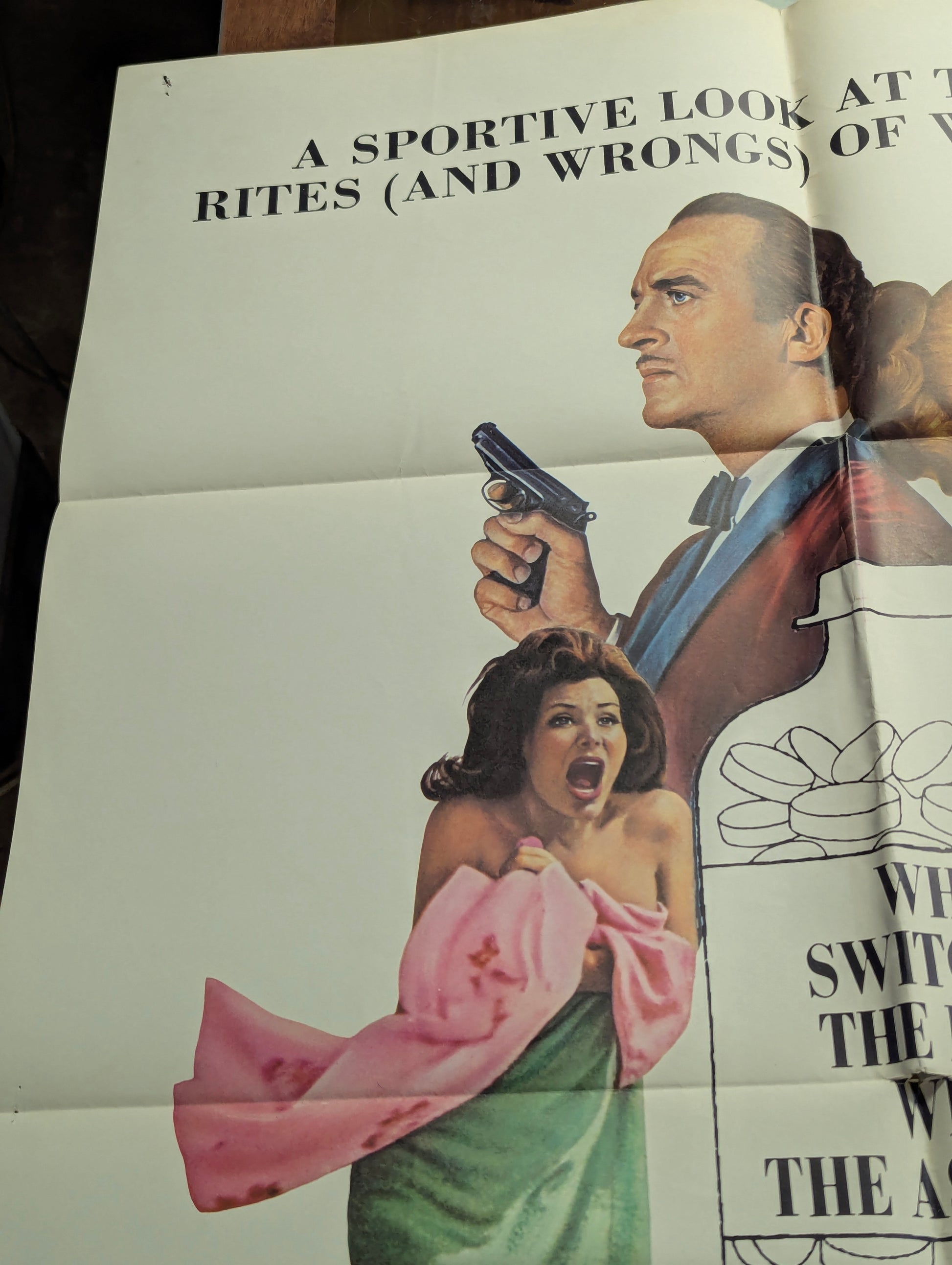 Prudence and the Pill (1968) Original Folded One Sheet Movie Poster - view 5