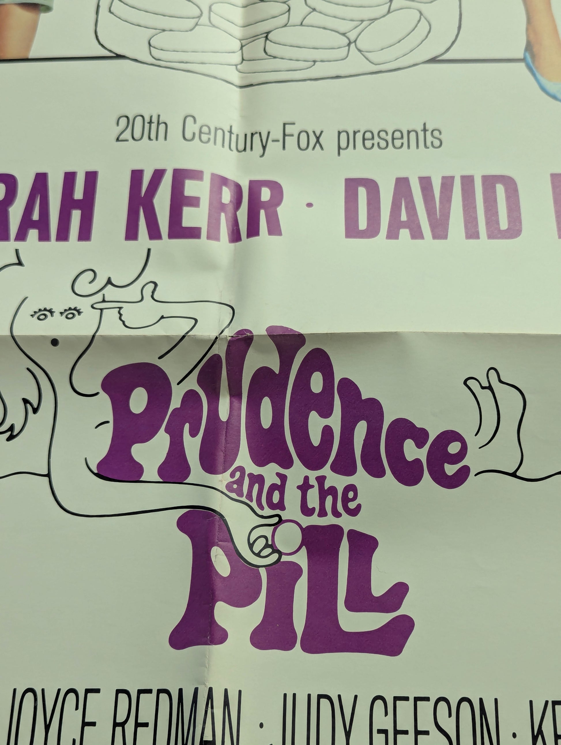 Prudence and the Pill (1968) Original Folded One Sheet Movie Poster - view 8