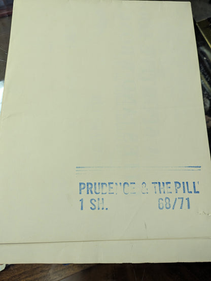 Prudence and the Pill (1968) Original Folded One Sheet Movie Poster - view 9