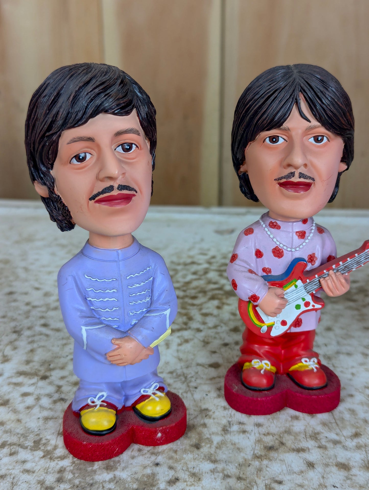 Rare Set of Collectible Beatles Bobbleheads - view 2
