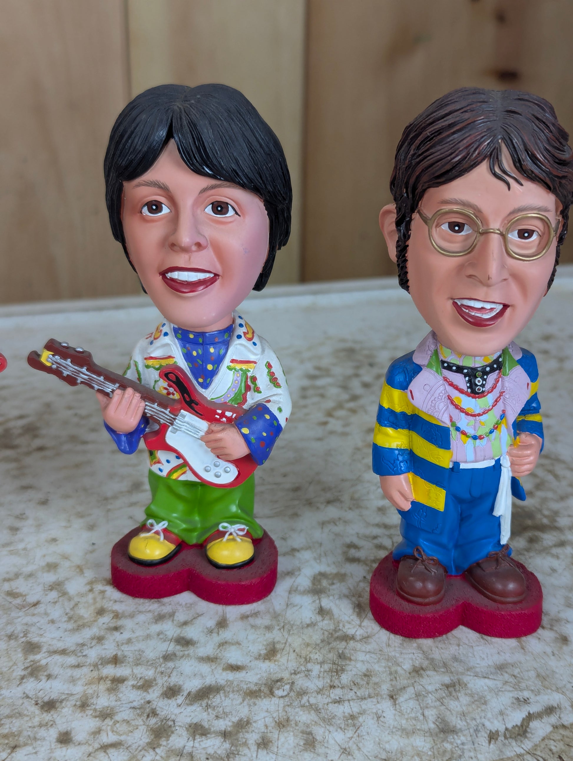 Rare Set of Collectible Beatles Bobbleheads - view 3