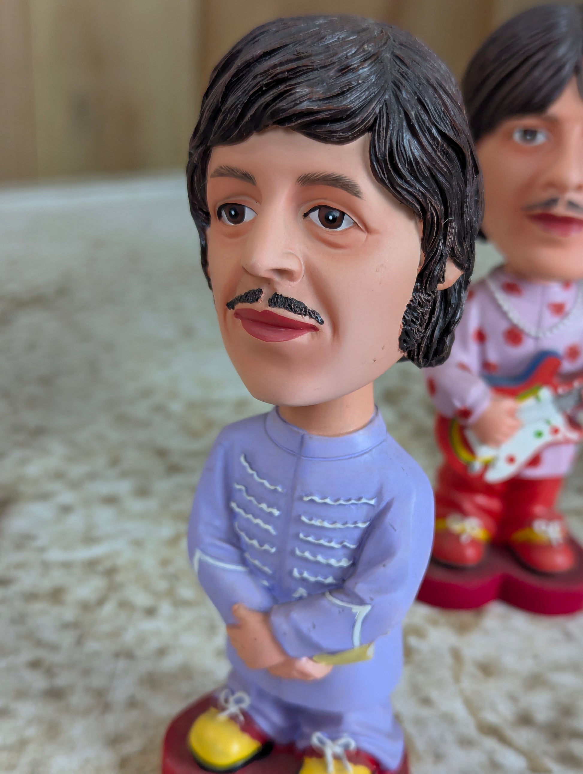 Rare Set of Collectible Beatles Bobbleheads - view 9