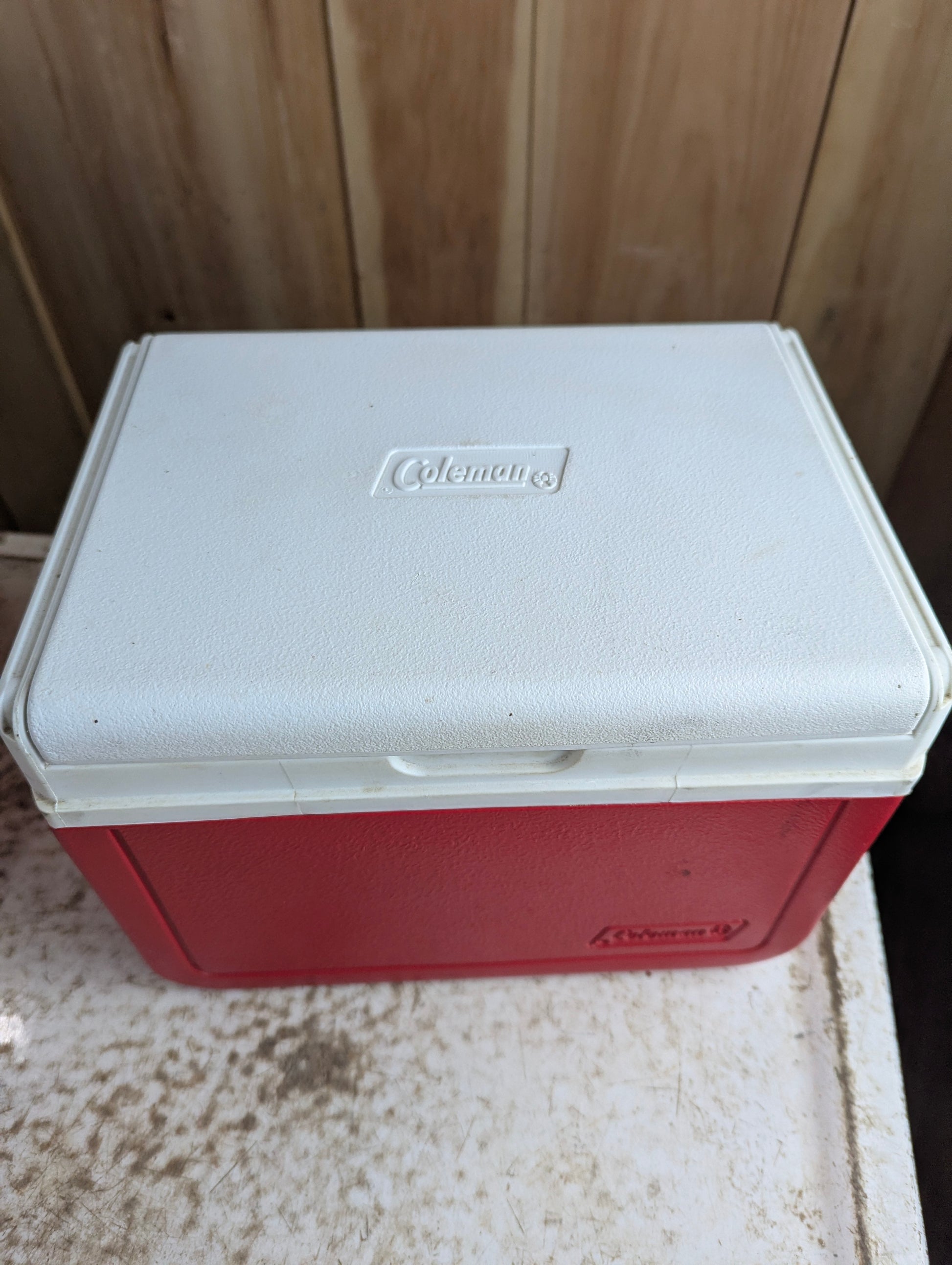 Red Coleman FlipLid 5-Quart Six Pack Mini Cooler - view 2