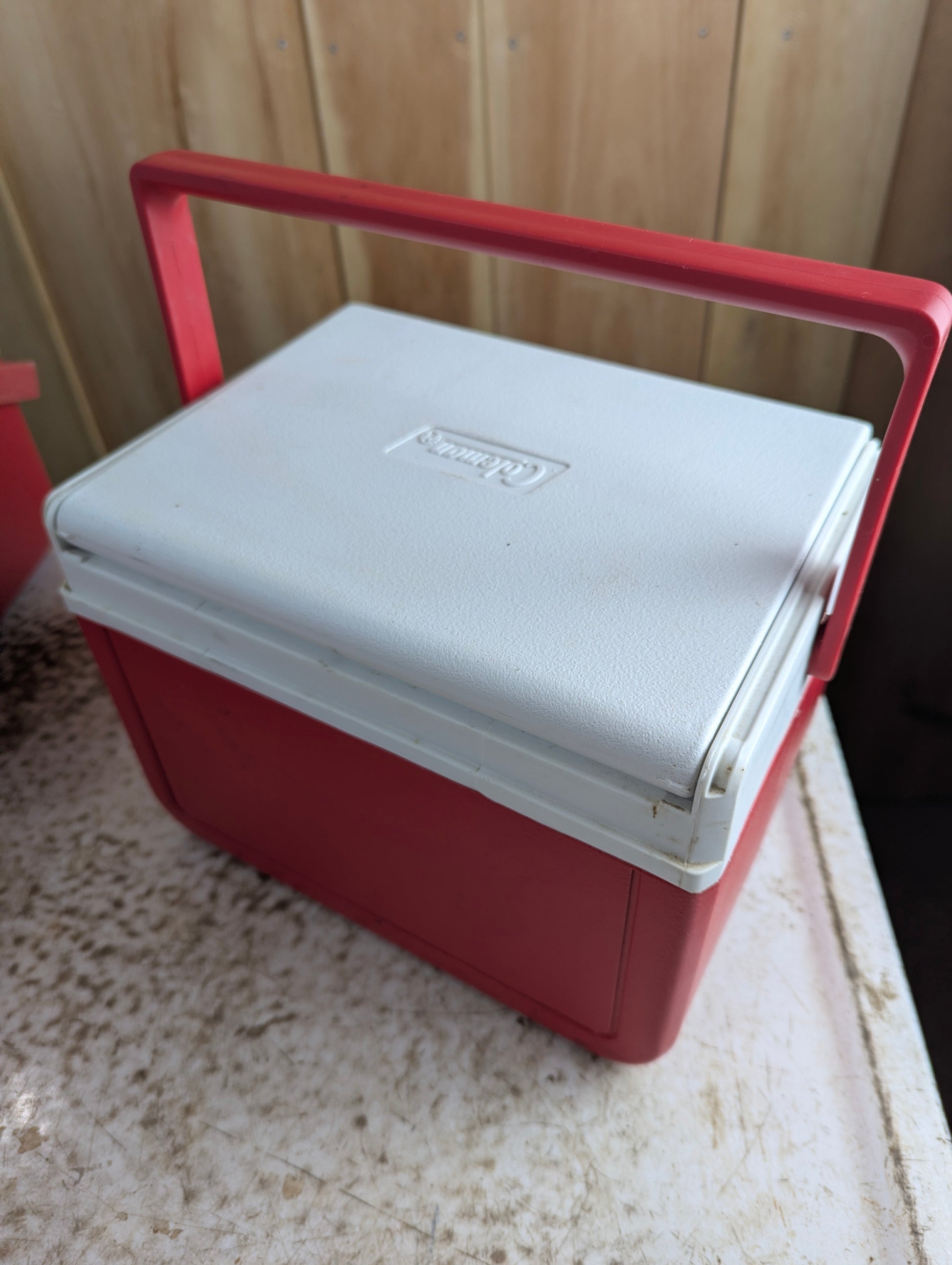 Red Coleman FlipLid 5-Quart Six Pack Mini Cooler - view 4