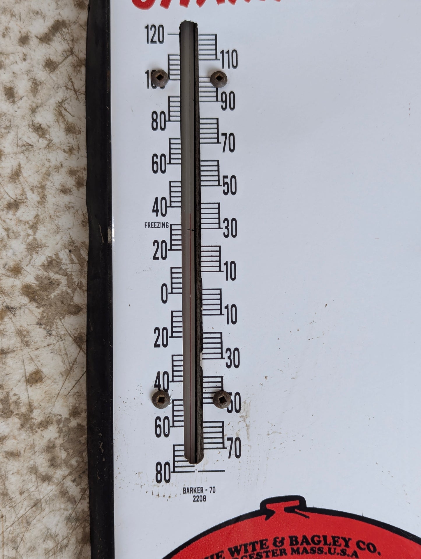 Replica Oilzum Thermometer - view 2