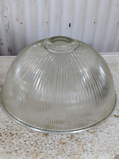 Ribbed Clear Glass Industrial Light Shades - view 3