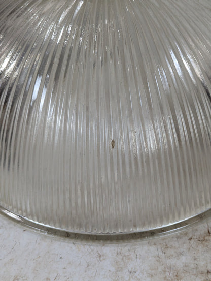 Ribbed Clear Glass Industrial Light Shades - view 4