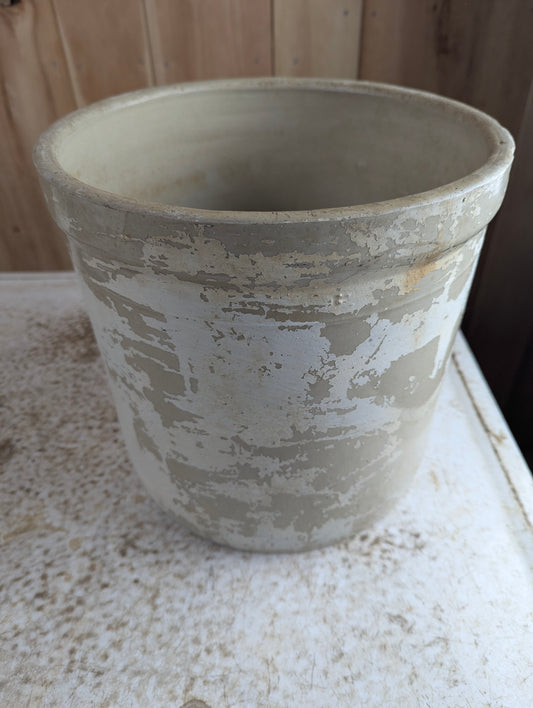 Antique #3 Stoneware Crock - Painted