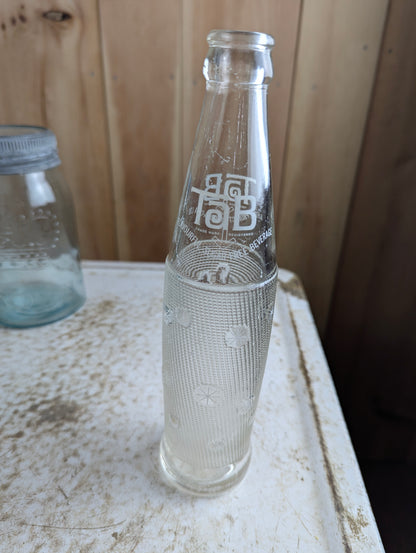 Vintage Tab Soda Bottle