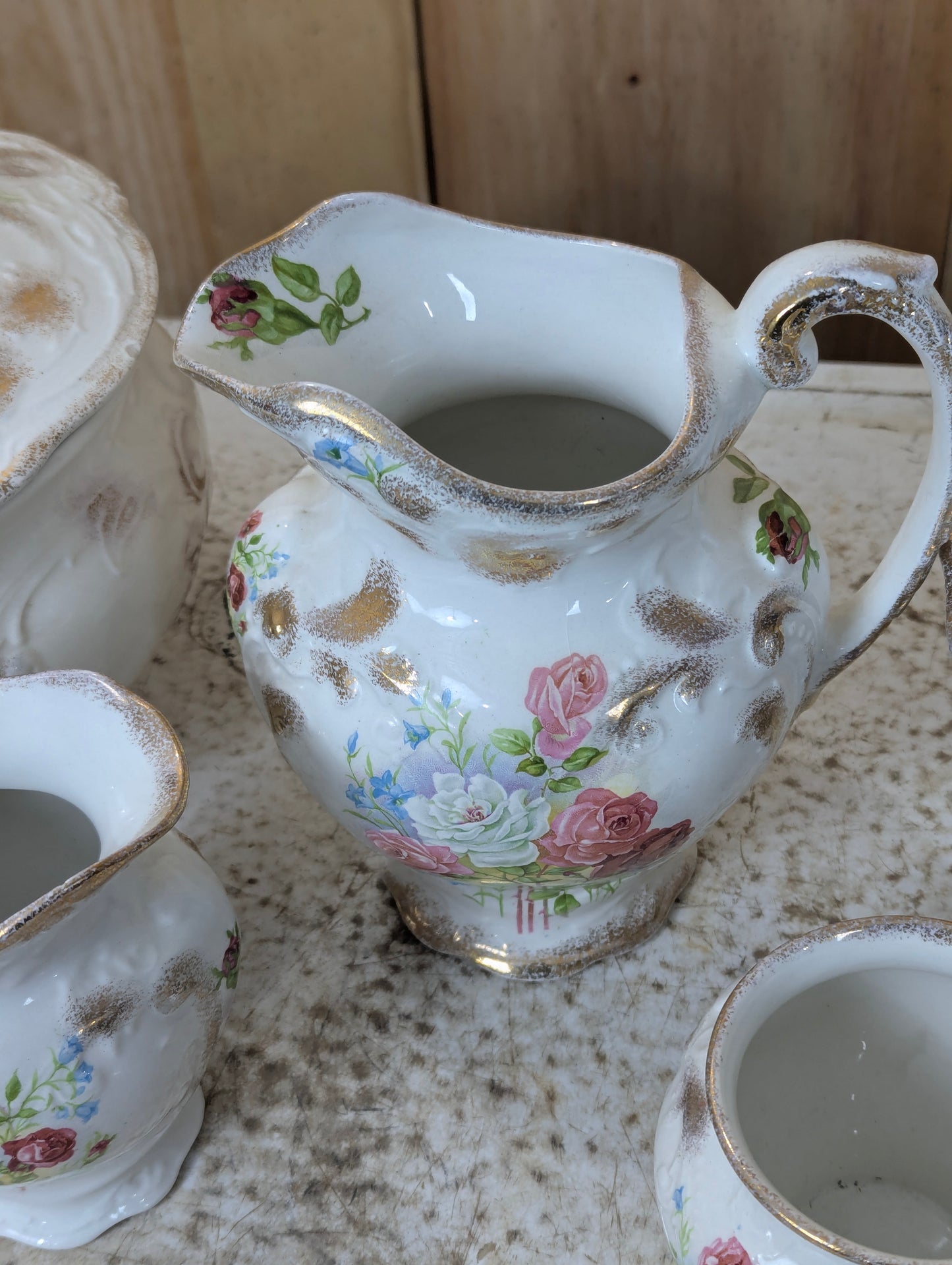 Vintage Ceramic Washstand Set
