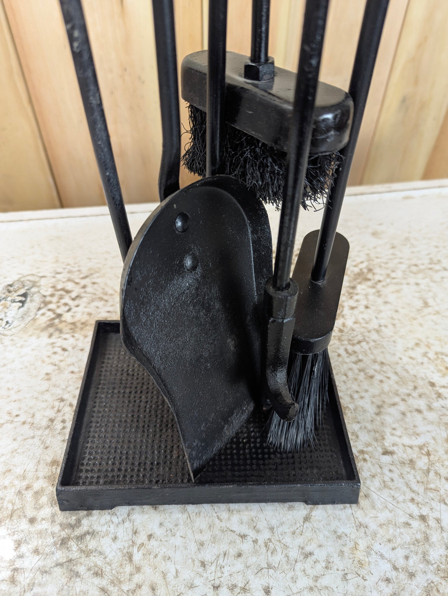 Metal Fireplace Tool Stand