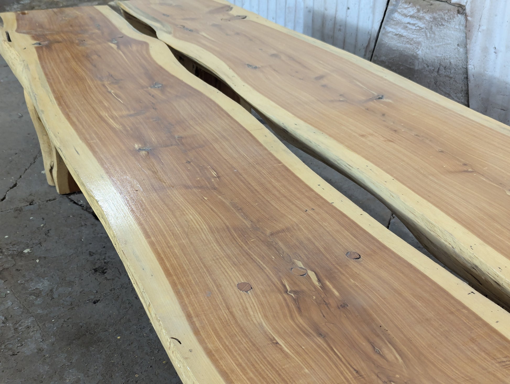 Rustic 3” Red Cedar Bench - view 5
