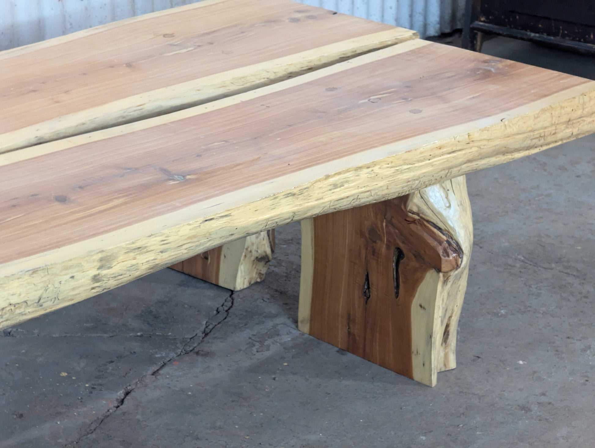 Rustic 3” Red Cedar Bench - view 7