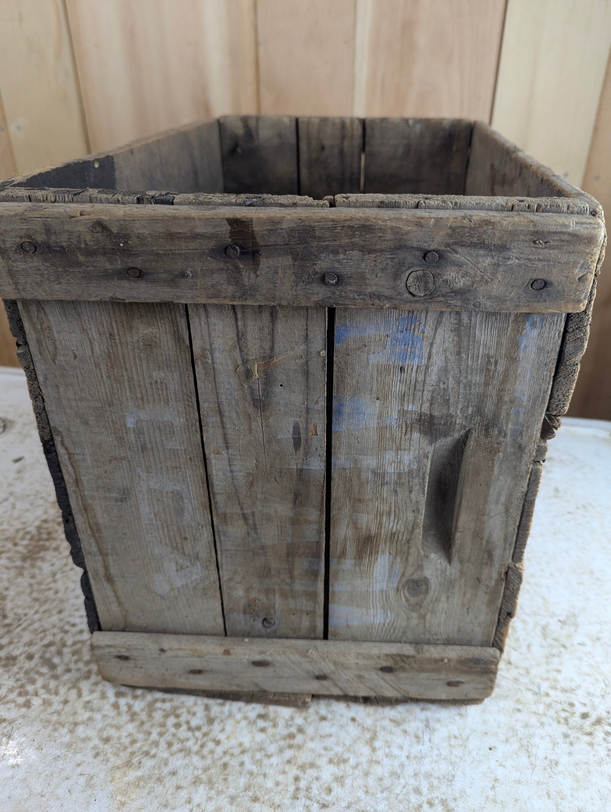 Rustic Wood Crate - view 2