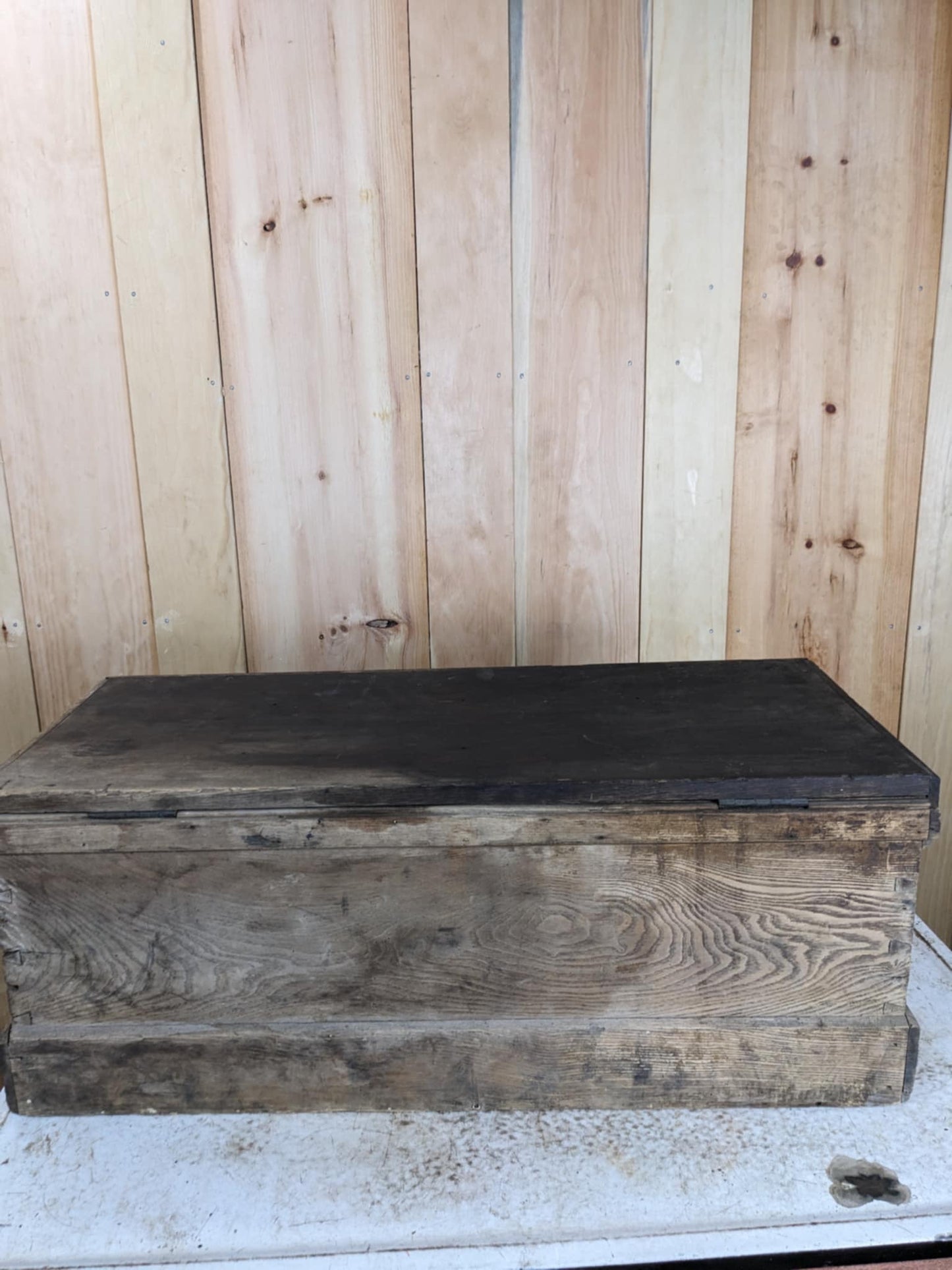 Rustic Wooden Carpenter’s Chest - view 2