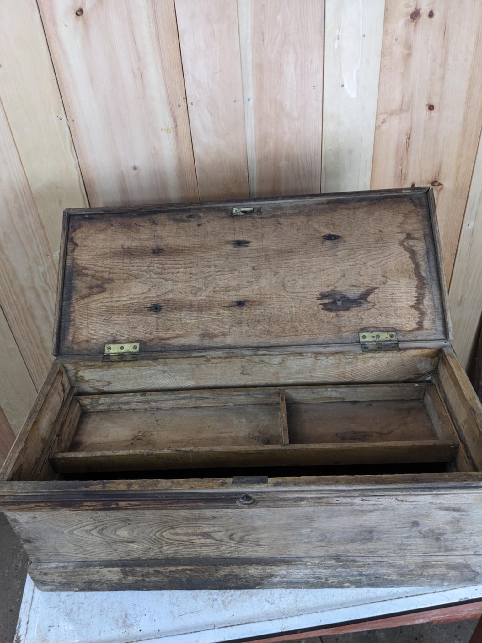 Rustic Wooden Carpenter’s Chest - view 3