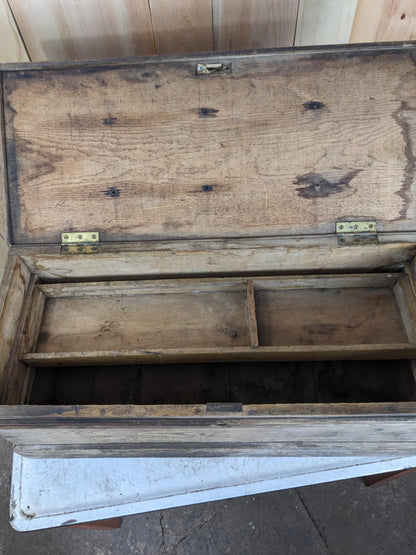 Rustic Wooden Carpenter’s Chest - view 4