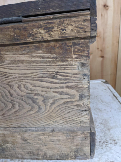 Rustic Wooden Carpenter’s Chest - view 8