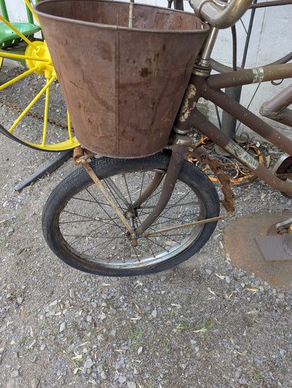 Scrap Art Man Riding Bicycle - view 3