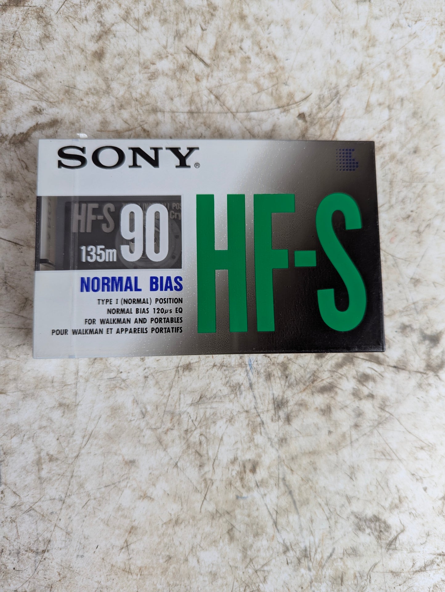 Sealed Sony HF-S 90 Blank Audio Cassette