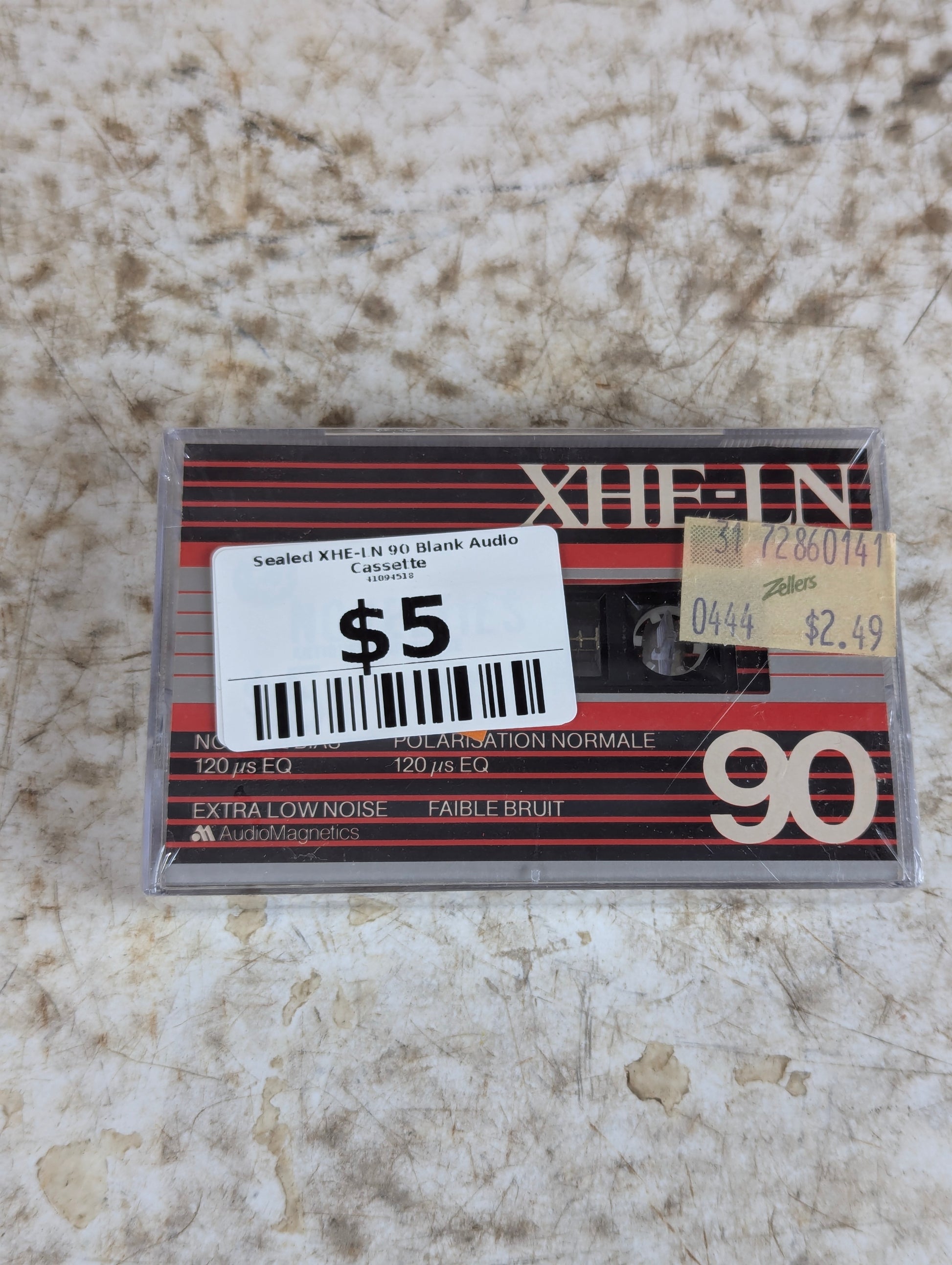 Sealed XHE-LN 90 Blank Audio Cassette