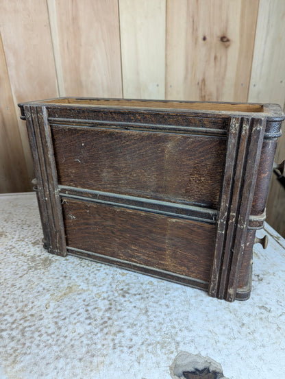 Set of 2 Antique Wooden Sewing Machine Drawers - view 3