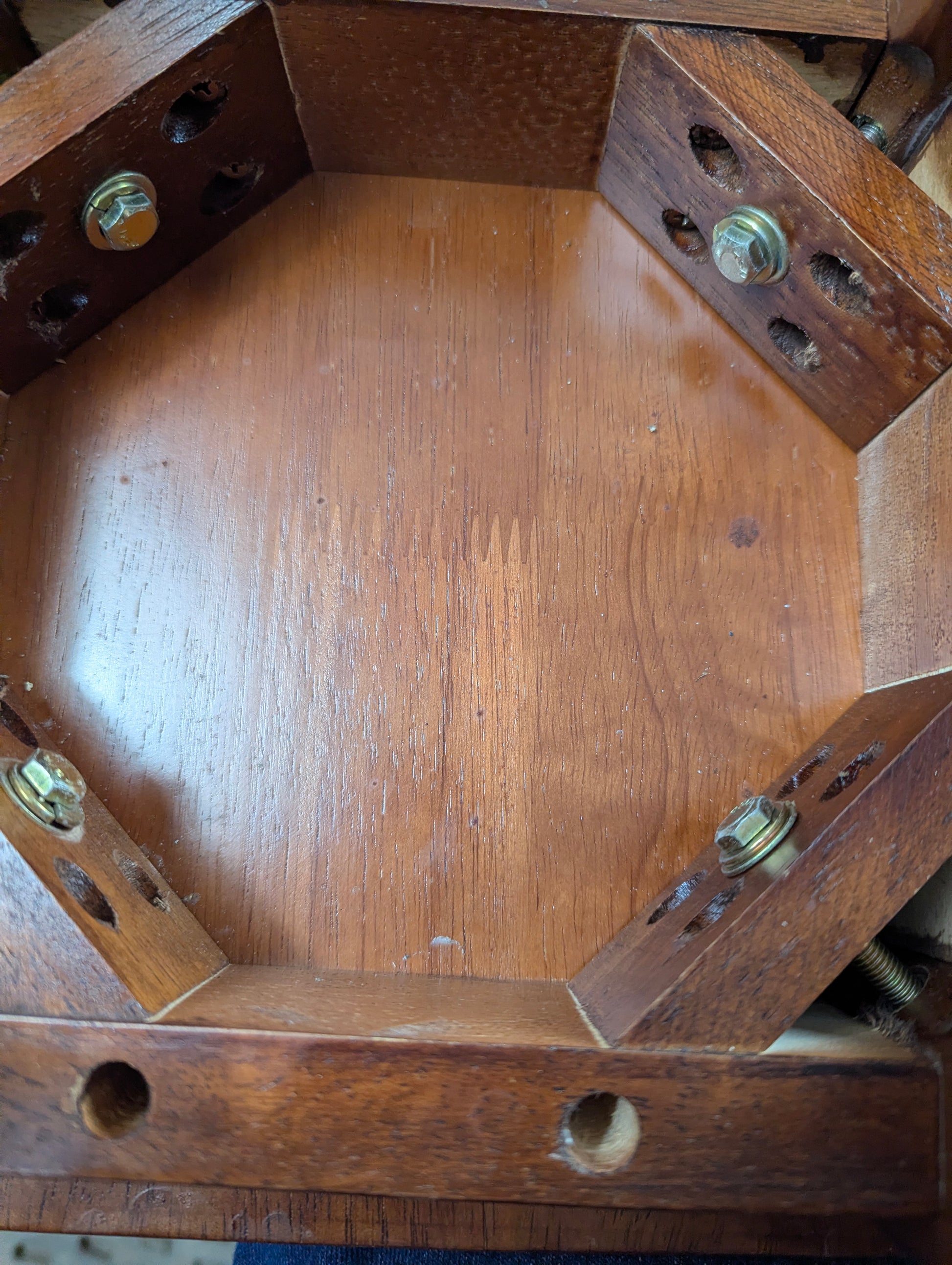 Set of 2 Rubberwood Nesting Tables - view 6