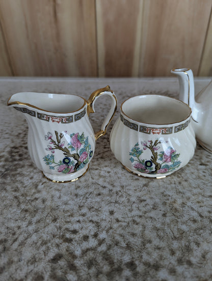 Set of 4 Vintage Sadler Indian Tree Peony Tea Set - view 2