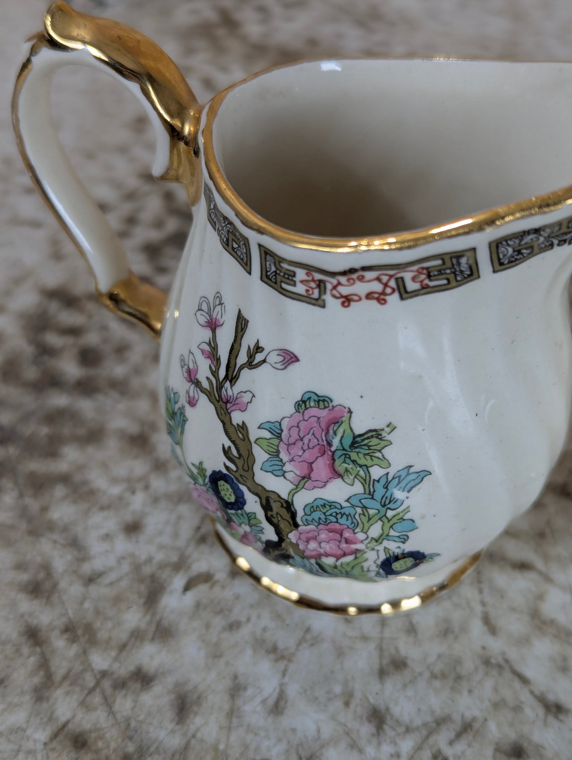 Set of 4 Vintage Sadler Indian Tree Peony Tea Set - view 8