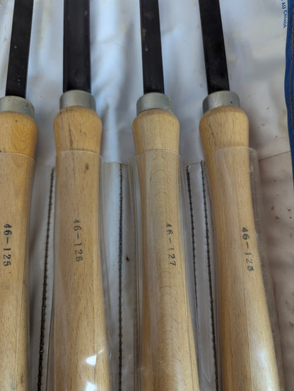 Set of 8 Rockwell Wood Turning Hand Tools Chisels - view 5
