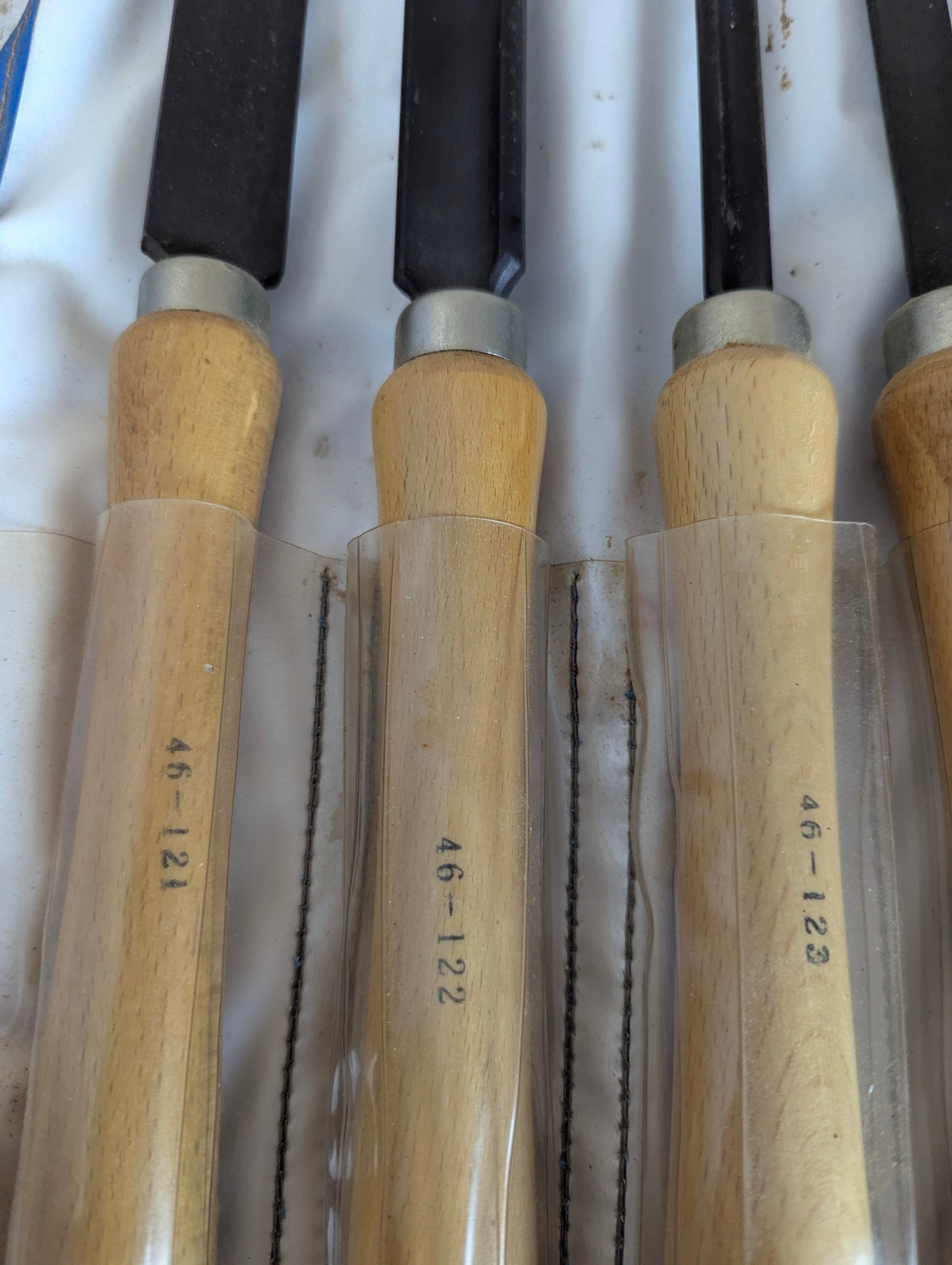 Set of 8 Rockwell Wood Turning Hand Tools Chisels - view 7