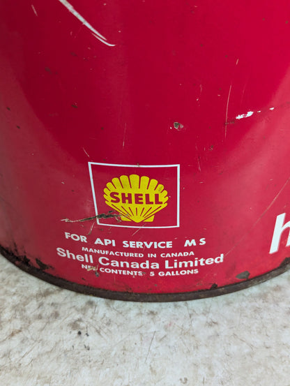 Shell X -100 Motor Oil Can - view 4