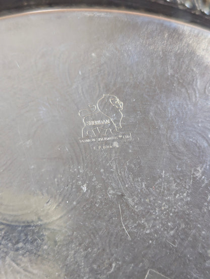 Sheridan 12" Silver Plated Brass Anniversary Plate - view 5
