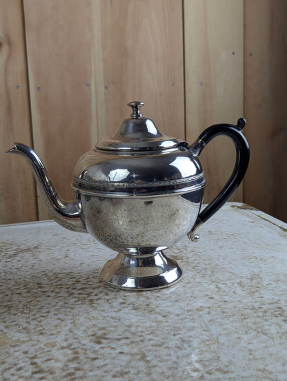 Silver Plated Copper Coffee Pot with Bakelite Handle