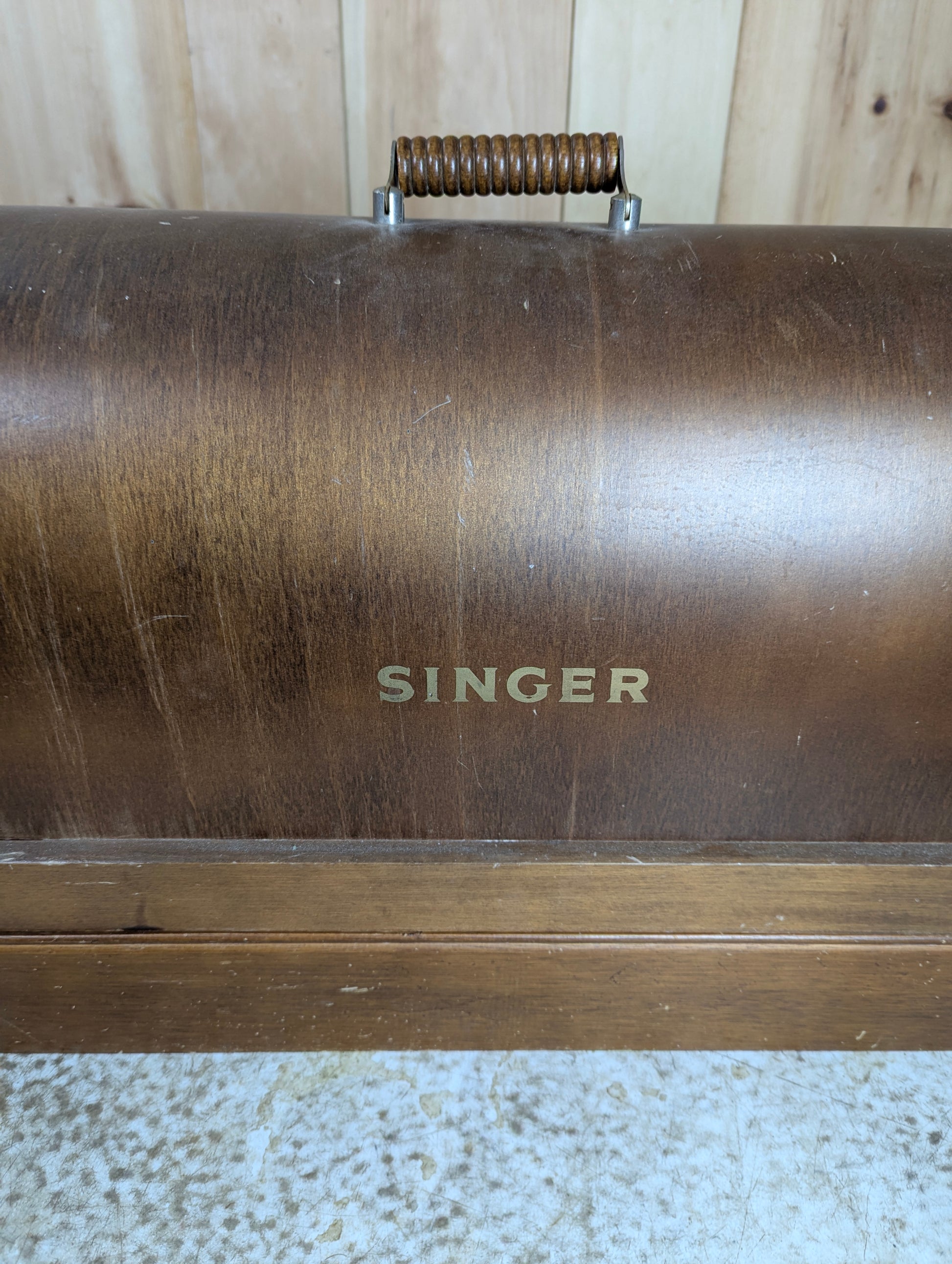 Singer NL-K Table Top Sewing Machine with Wooden Cover - view 11