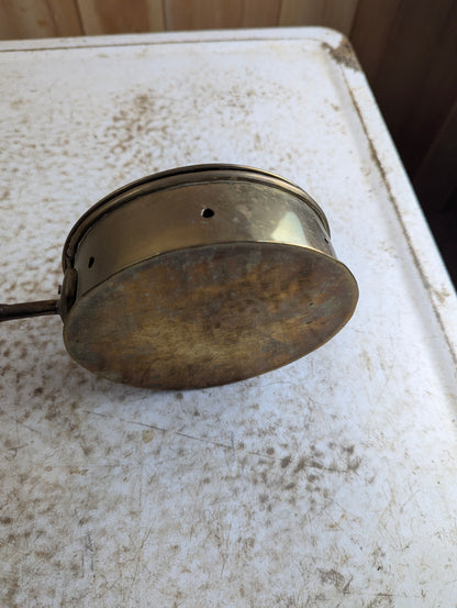 Small Antique Brass Bed Warmer - view 3