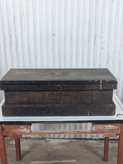 Small Antique Wooden Carpenter’s Trunk