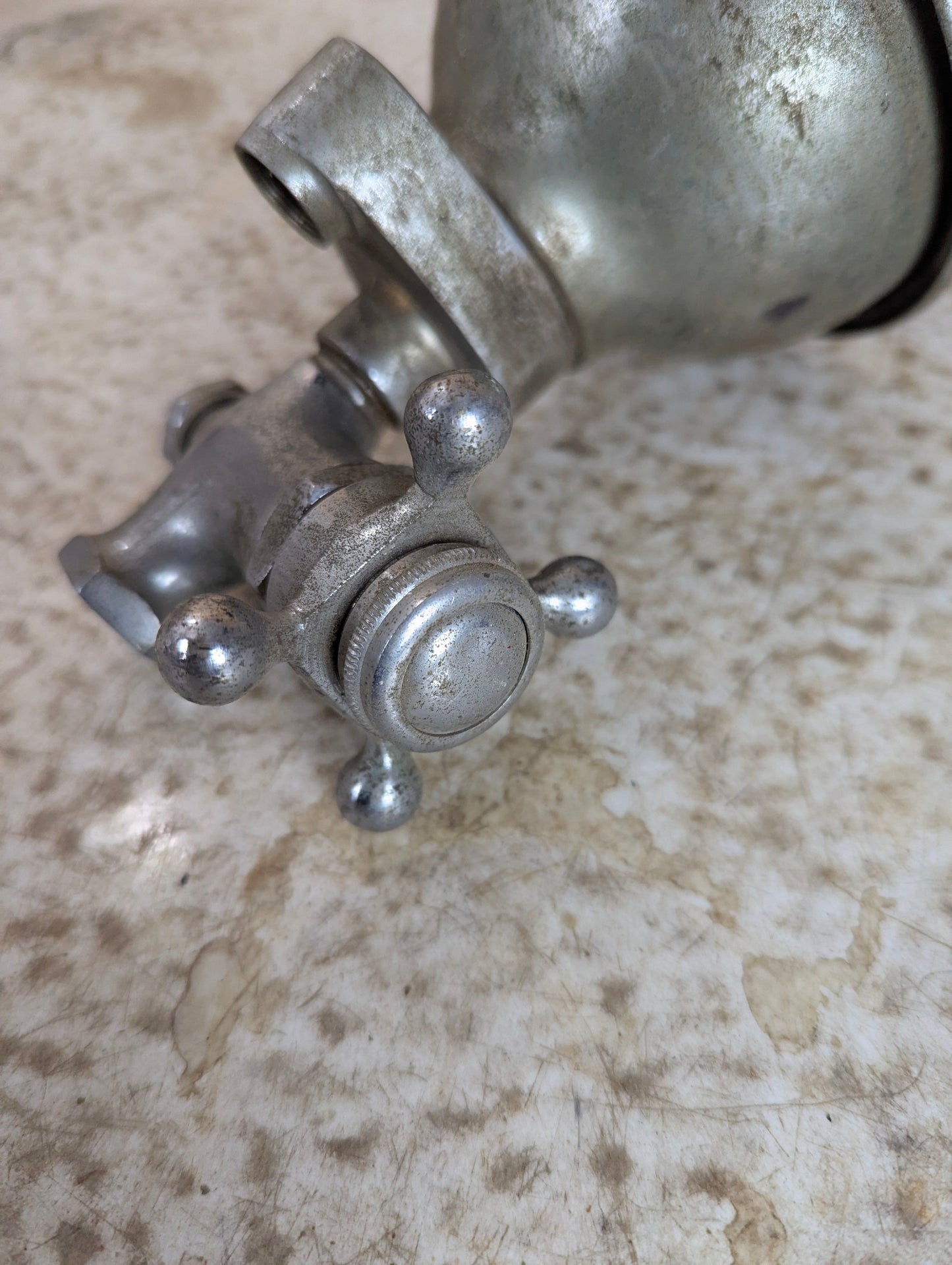 Small Vintage Metal Drinking Fountain - view 2