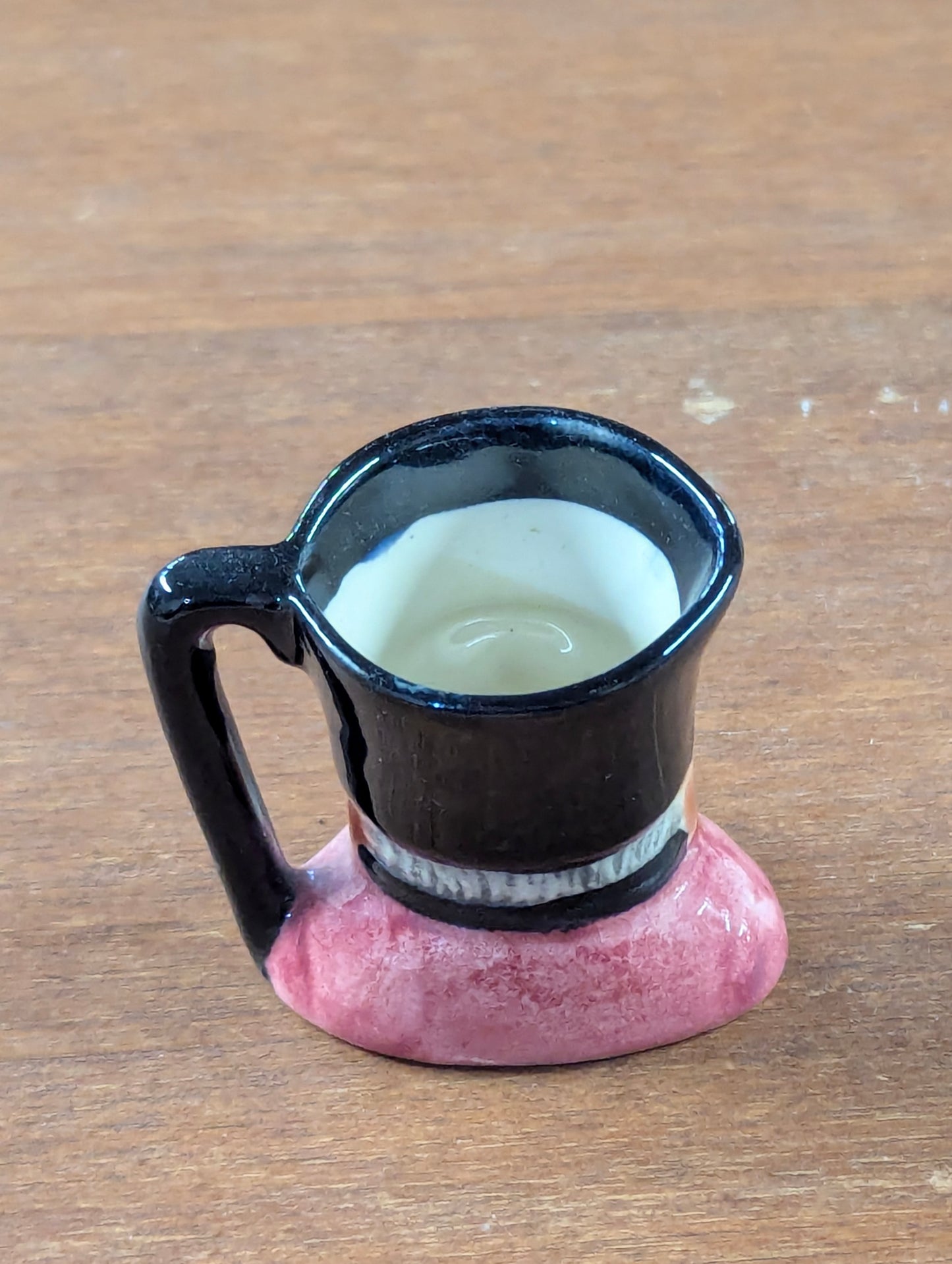 Staffordshire Hand Painted Ceramic Mini Character Mug - view 2