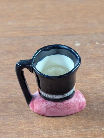 Staffordshire Hand Painted Ceramic Mini Character Mug - view 2