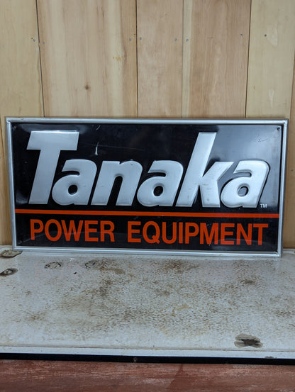 Tanaka Power Equipment Metal Sign - view 2