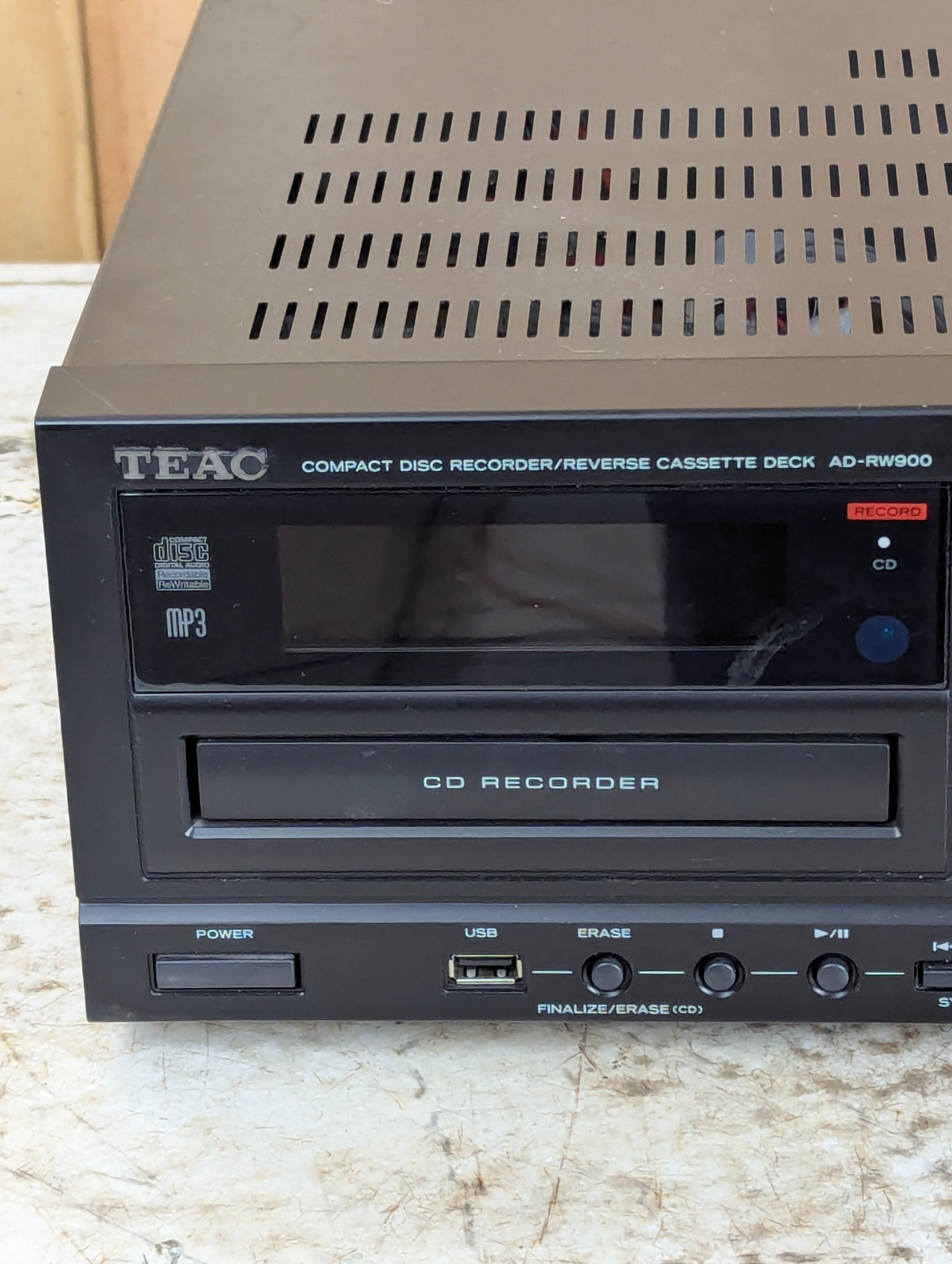 Teac Model AD-RW900 CD Recorder & Reverse Cassette Deck – KG Novelties