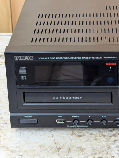 Teac Model AD-RW900 CD Recorder & Reverse Cassette Deck - view 2