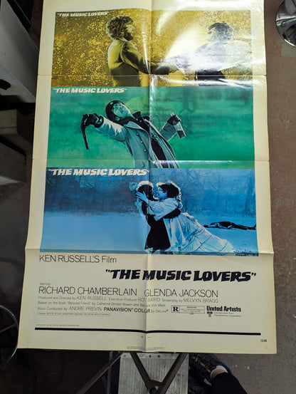 The Music Lovers (1970) Original Folded One Sheet Movie Poster - view 2