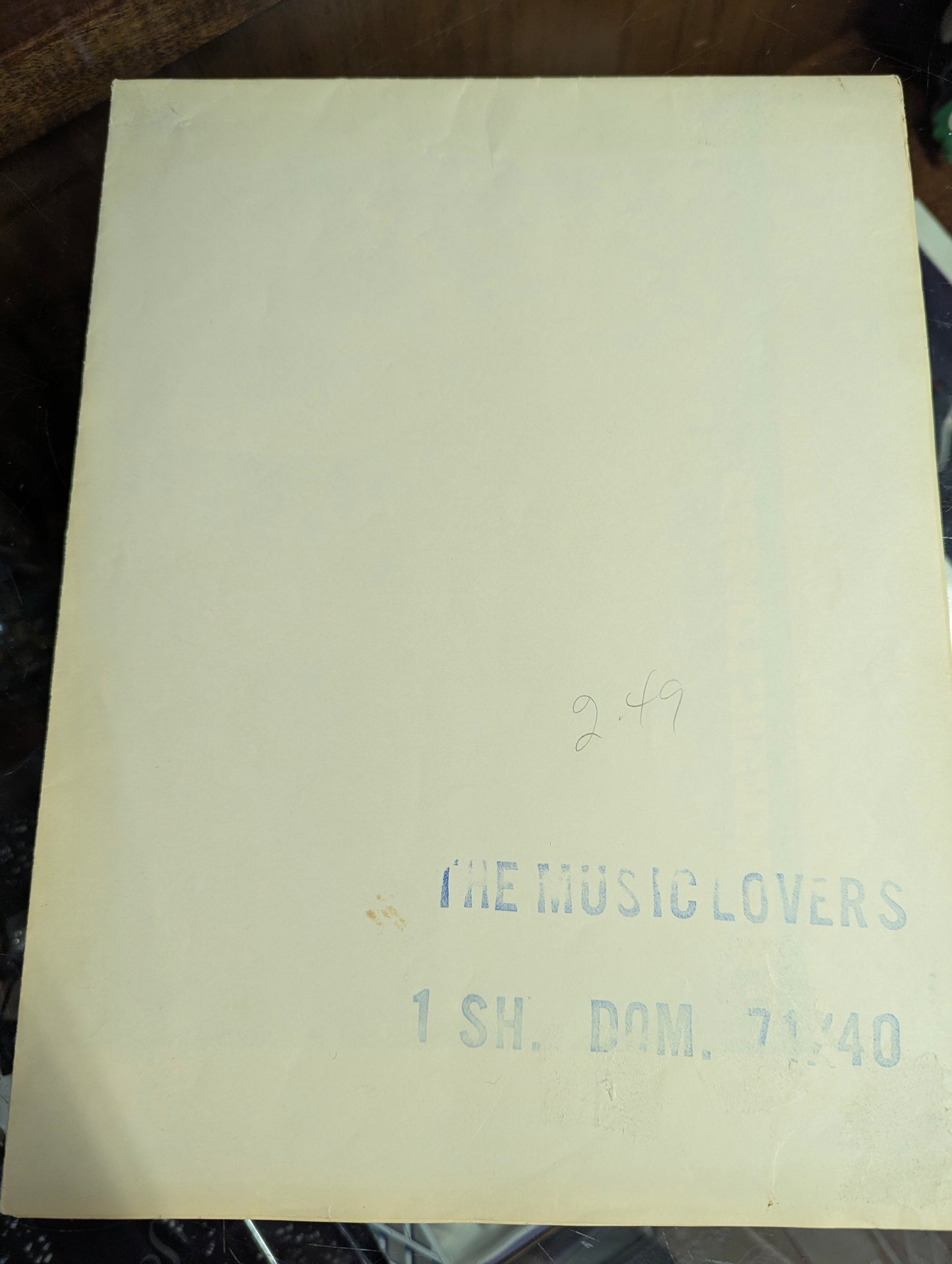 The Music Lovers (1970) Original Folded One Sheet Movie Poster - view 9