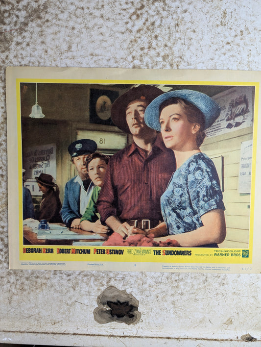 The Sundowners #8 (1960) Original Lobby Card Movie Memorabilia.