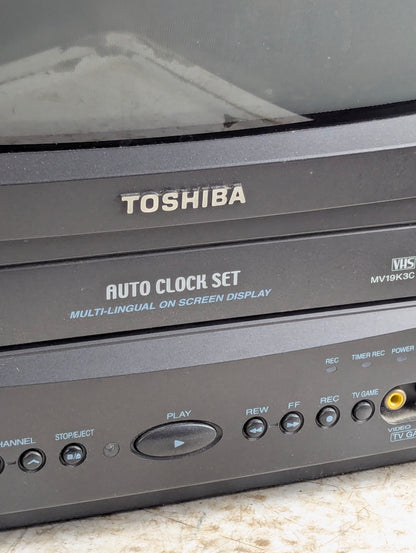 Toshiba 19" CRT TV VCR Combo Model MV19K3CR with Remote - view 2