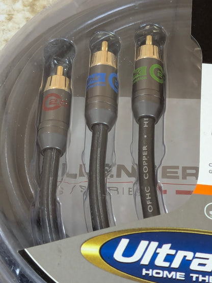 Ultralink Challenger 2 Series Component Video Cable  2M - New Old Stock - view 3